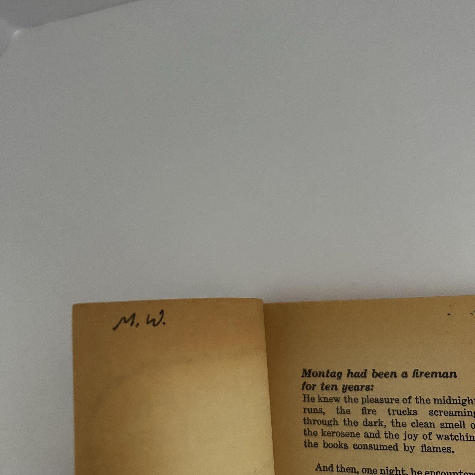 Vintage Fahrenheit 451 Ray Bradbury Ballantine Sci-Fi Dystopian PB USA