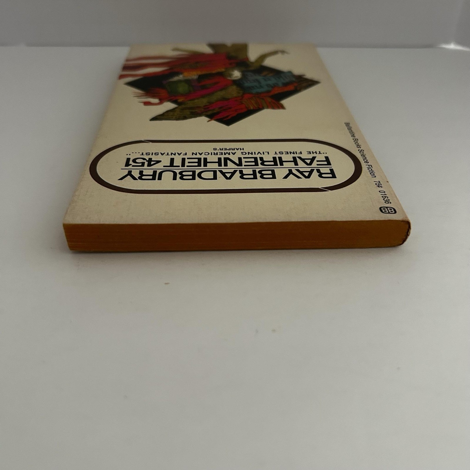Vintage Fahrenheit 451 Ray Bradbury Ballantine Sci-Fi Dystopian PB USA