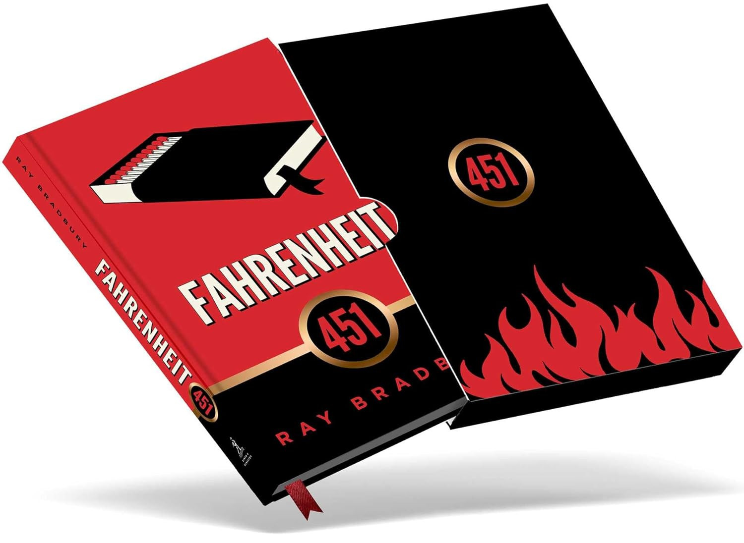 Fahrenheit 451 Deluxe Slipcase Edition Classic Dystopian Novel Hardcover – US