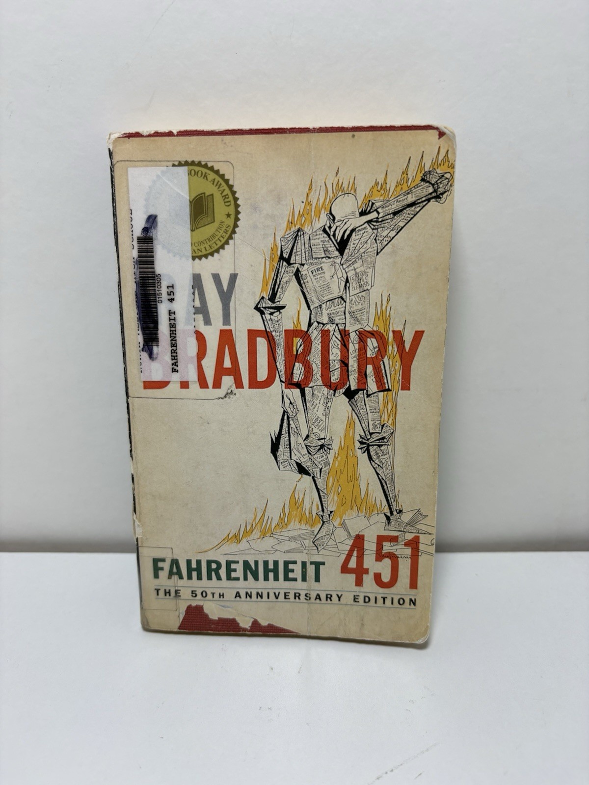 Fahrenheit 451 50th Anniversary Edition 1991 Ballantine Del Rey Pb Ray Bradbury