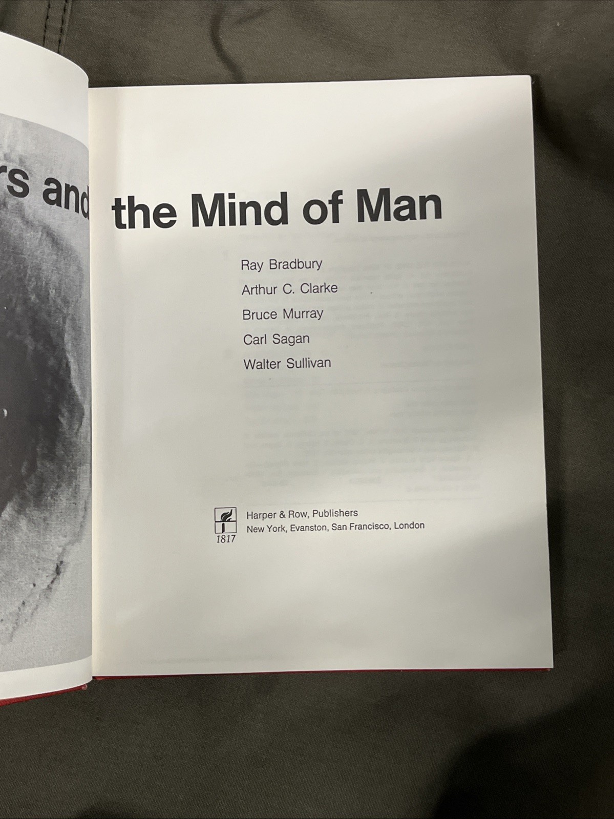 Mars and the Mind of Man (1st Ed) by Ray Bradbury